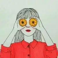 彩绘抽象头像女微信头像图片大全