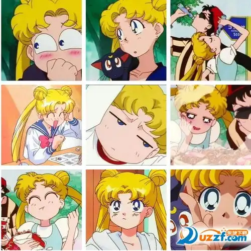 美少女战士表情包下载美少女战士情侣头像2016高清版呆萌q版可爱...