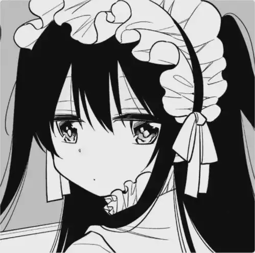招桃花黑白动漫可爱女生头像333
