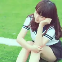 好看的清纯穿校服气质女生头像天空海阔要做最坚强的泡沫