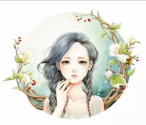 超美超清新的二次元女孩