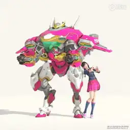守望先锋青春校园d.va皮肤公布校服短裙元气满满