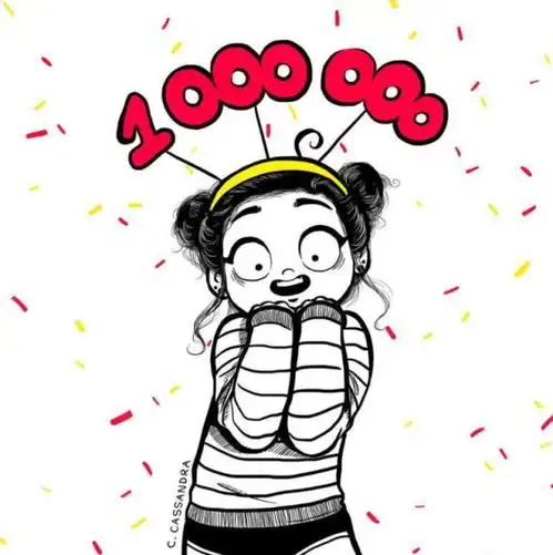 她画出了女生最尴尬的日常,戳中100万人痛点