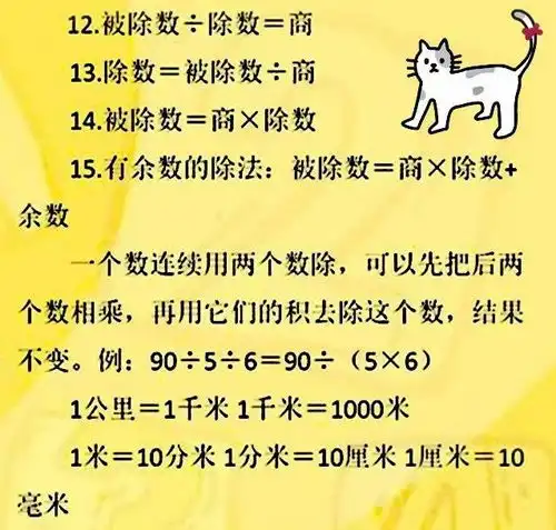 数学老师熬夜整理16年级数学必背公式替孩子收好,慢慢背