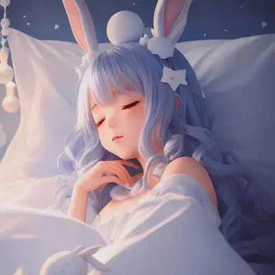 头像女生漫画可爱少女摇