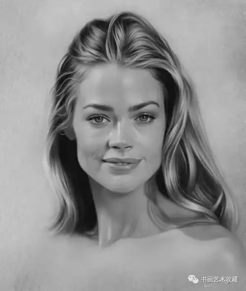 这素描里的女孩儿,真漂亮