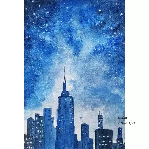 因为星空爱上了水彩