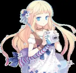 蓝色卡通女生头像大全少