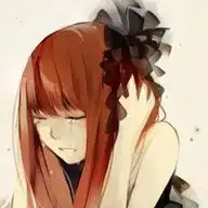 女生头像伤心落泪动漫女