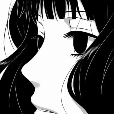 曦曦黑白女头伤感