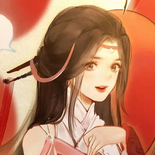 中国古风二次元女头,美到没朋友