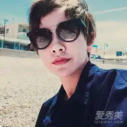 夏季学周迅郭采洁剪款小短发消消暑