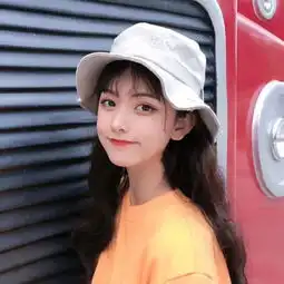 清新头像女唯美清纯牛仔