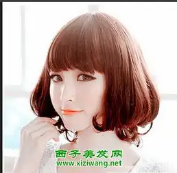 韩式短发齐刘海发型diy图解教程