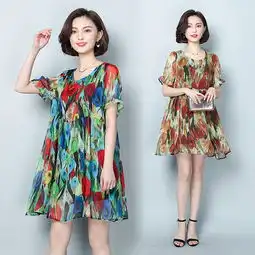 微胖女人穿衣有讲究看看这些连衣裙靓丽迷人