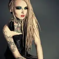 纹身美女头像图片猎获
