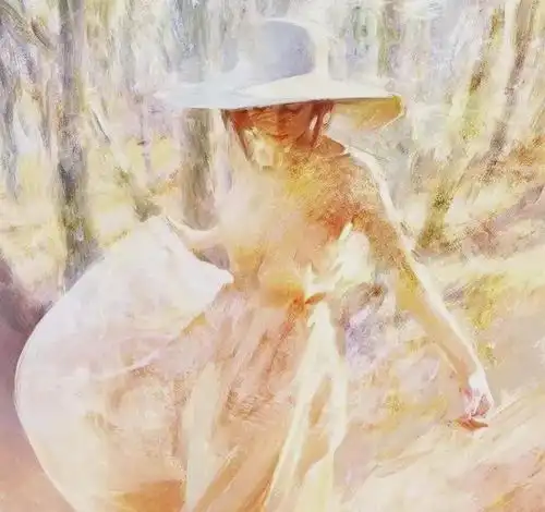油画般的仙女,他的作品充满诱惑力