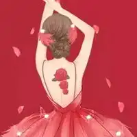 婚纱照q版图片q版婚纱女孩唯美图片
