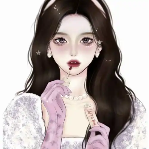 手绘气质高冷御姐风女头