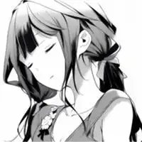 女生头像二次元黑白黑白