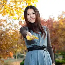 秋日美女人像二请好友们拍砖中关村在线摄影论坛