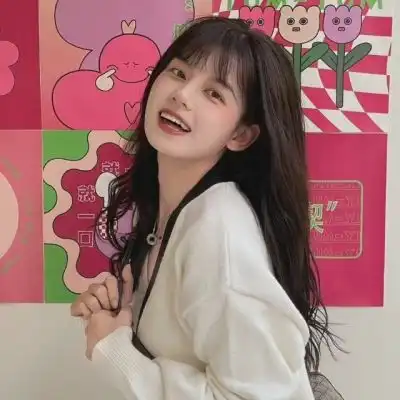 女生头像真人清新可爱可