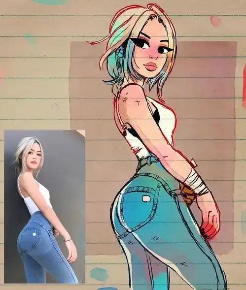 当少女遇上二次元,比真人还美