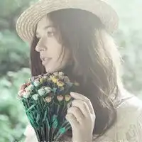 花阳光清新唯美意境头像女生头像