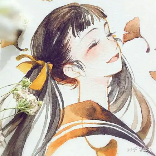 微信头像女绘画图片女生