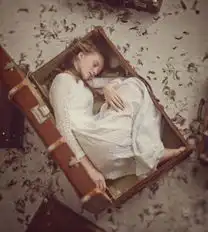 天真女生头像人像摄影
