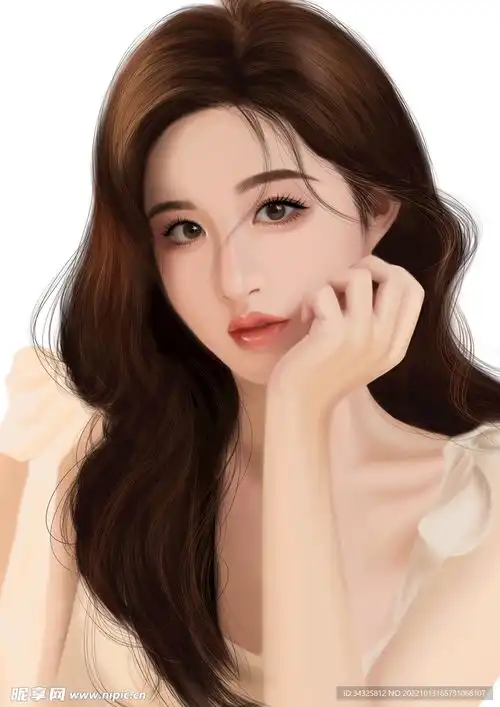美女微信头像设计图