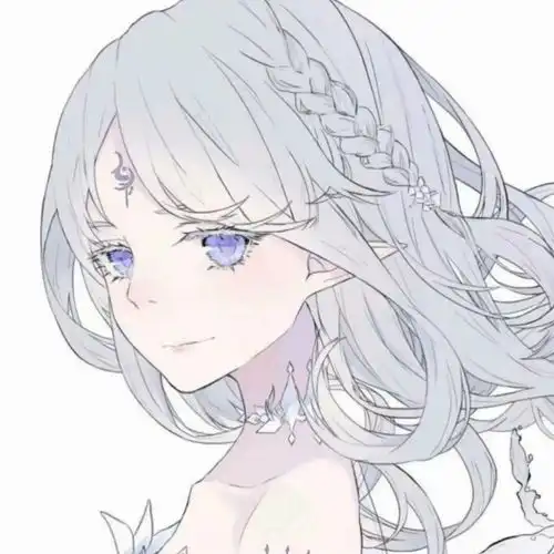 唯美女生卡通头像动漫