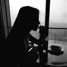 女头纯欲风头像高冷伤感