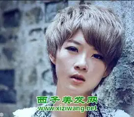 烟灰色短发女生图片很潮很酷女生短发