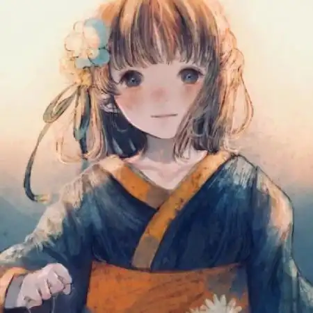 qq二次元头像女插画