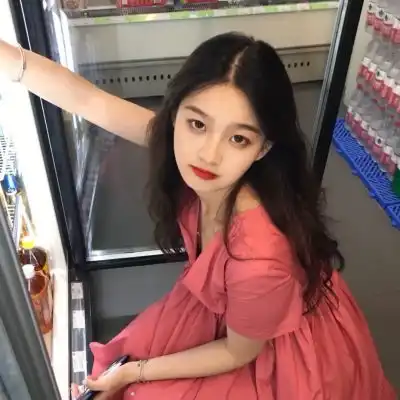 女生头像ins小众蓝色