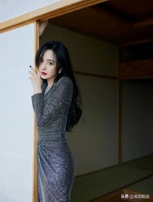 杨幂,光脚礼服,真的好美啊