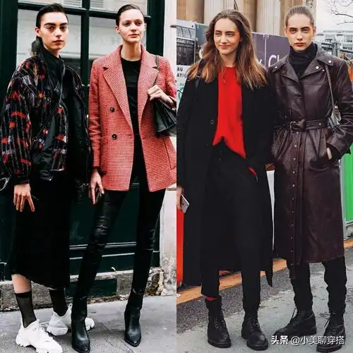 降温了,怎样穿得又保暖又时髦看看欧美女孩的街拍,甜暖时尚