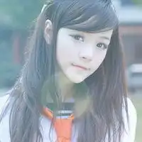 呆萌清新女孩头像校服微信头像图片大全