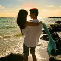 微信头像看海图片