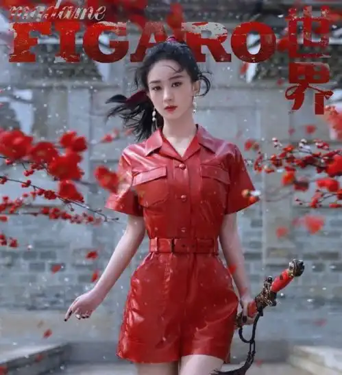 赵丽颖尼龙九月刊预告,高马尾又甜又飒