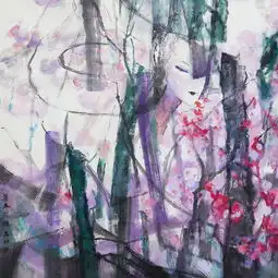 自由的笔触唯美的意境,杰出青年女画家石琳作品欣赏