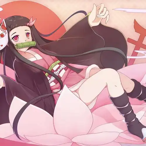 动漫头像女灭鬼之刃灶门祢豆子图集