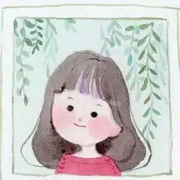 手绘可爱萌萌哒微信头像小女孩今生唯一的吝啬就是你是我的