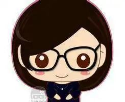 有没有卡通戴眼镜呆萌女生图片