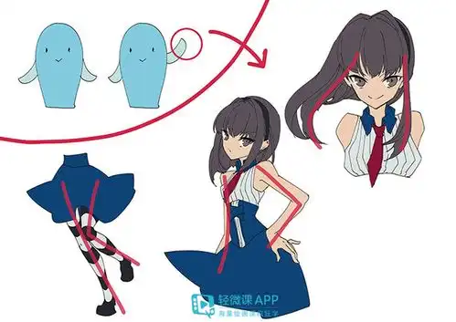 人体画得千奇百怪教你各种少女姿势动态画法
