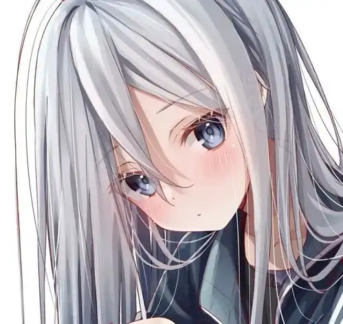 动漫女生头像星河浩瀚,月也灿烂