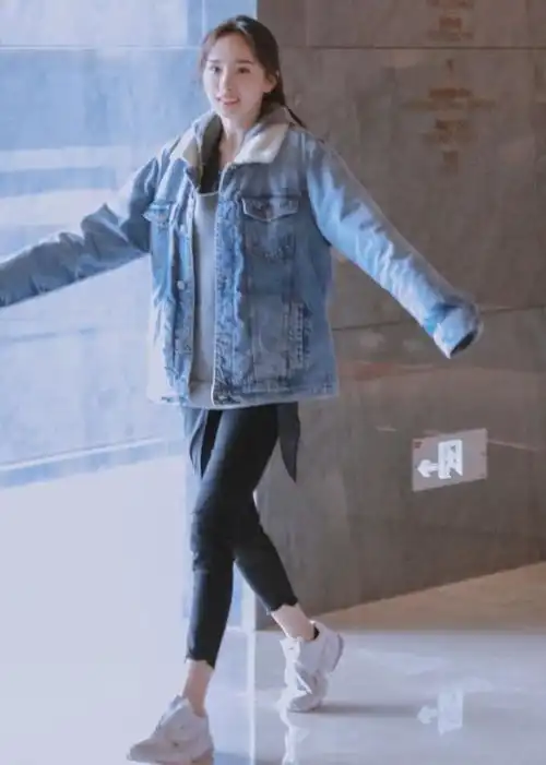 牛仔衣霸气女生头像杨幂