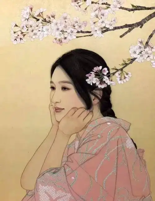 纯净靓绝,日本画家大竹彩奈笔下女性的线条,极富美感