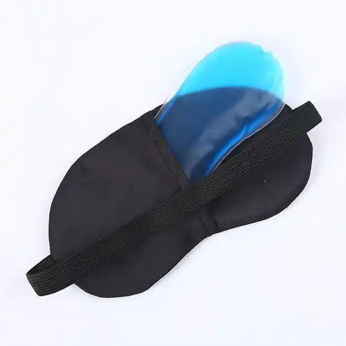 少女心可爱搞怪文字个性睡眠眼罩女男遮光透气棉冰袋冰敷热敷睡觉